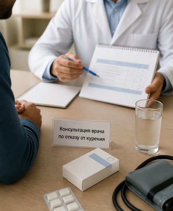 Консультация врача по отказу от курения для взрослых в Пушкине